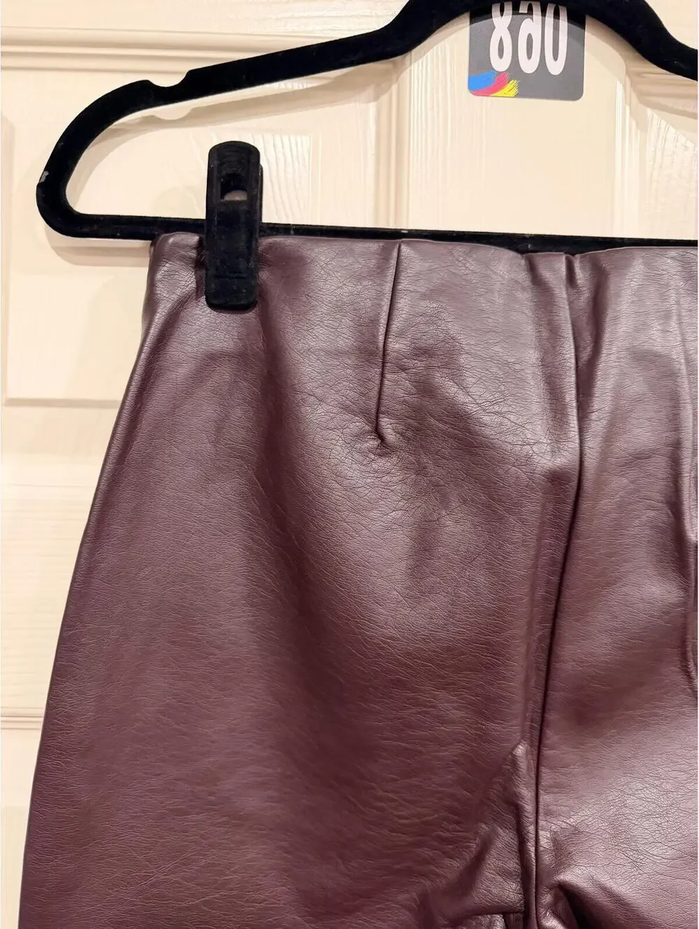 #68 LAUREN RALPH LAUREN FAUX leather Leggings‎ Pants Sz. 4